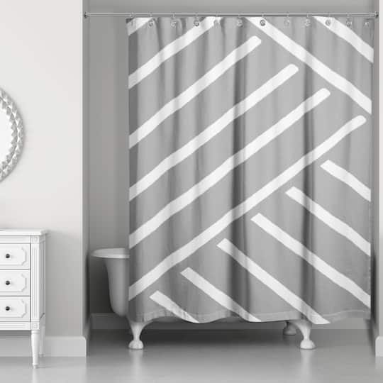 Herringbone Shower Curtain